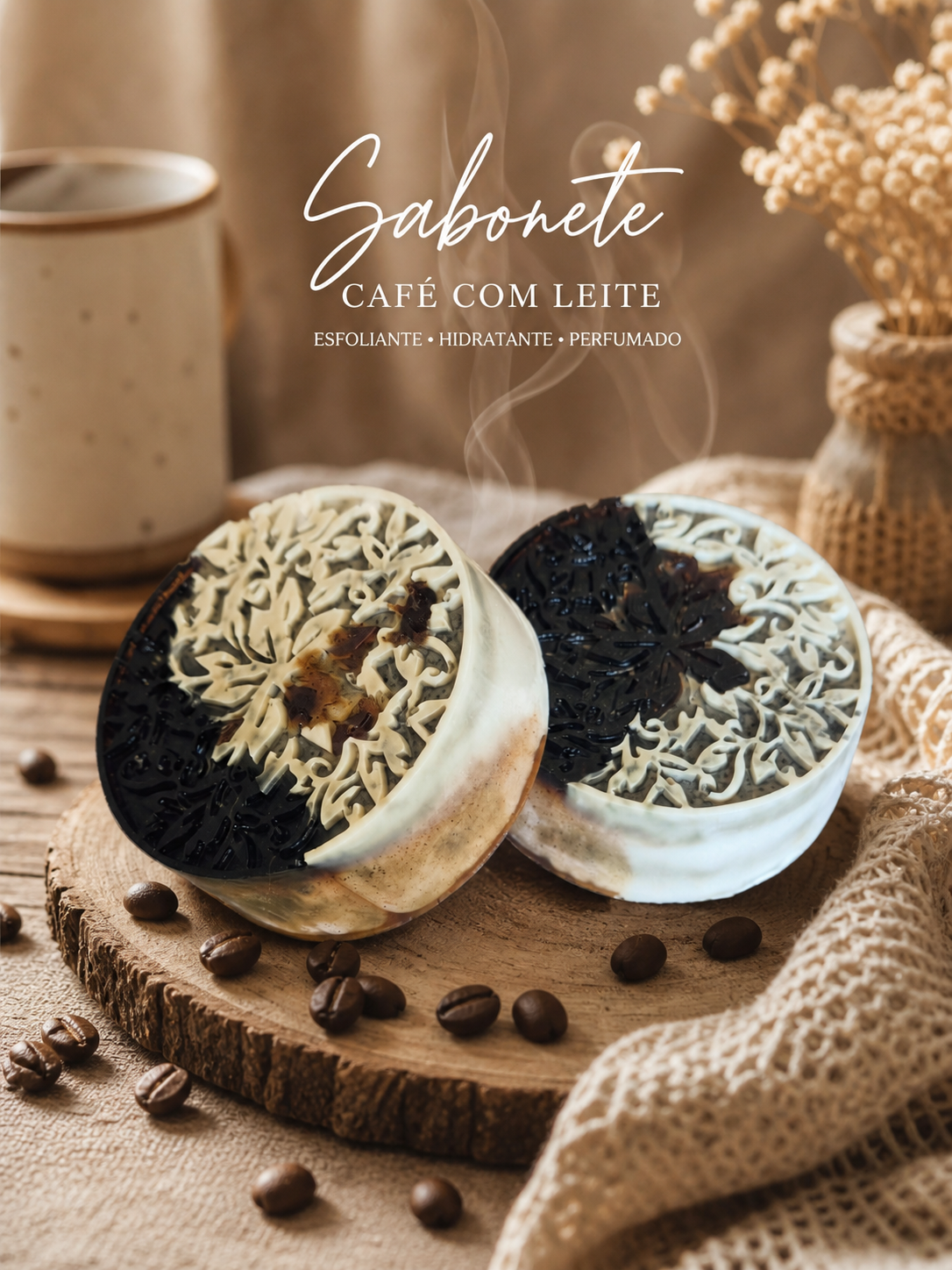 Sabonete de Café com Leite e Patchouli