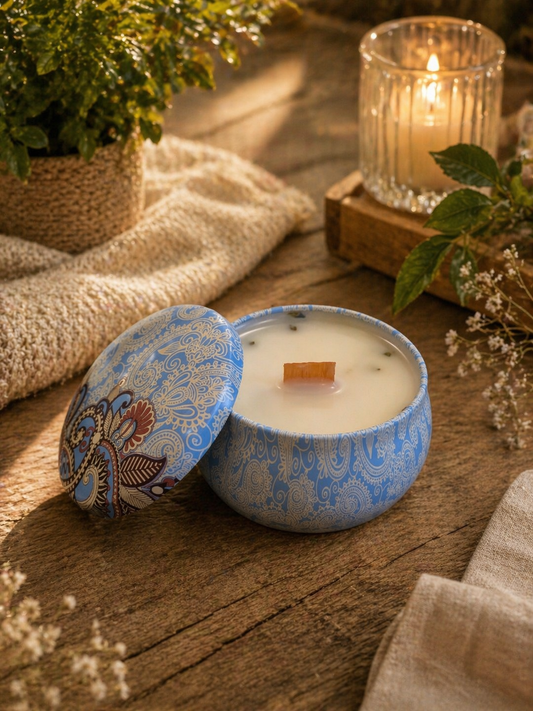 Vela Aromática 2 em 1 – Bamboo & Patchouli