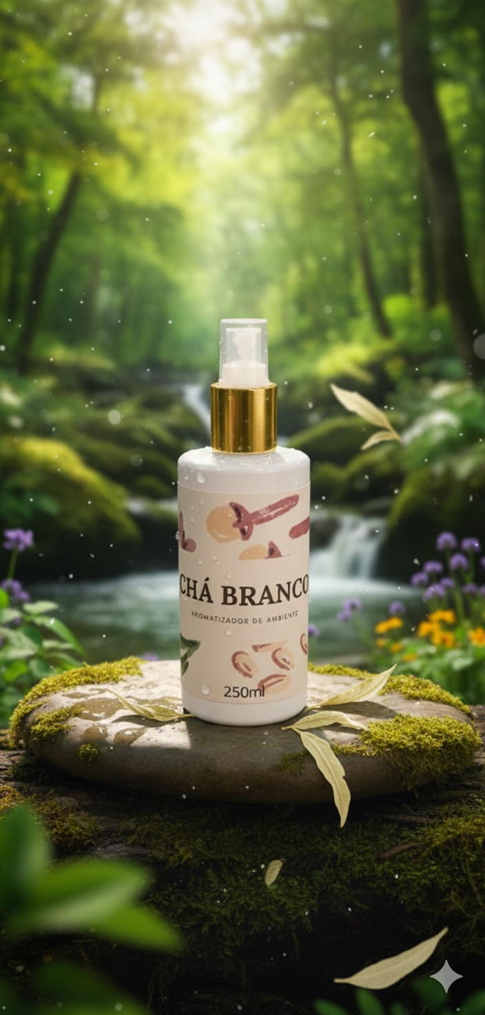 Aromatizador raízes - Chá Branco